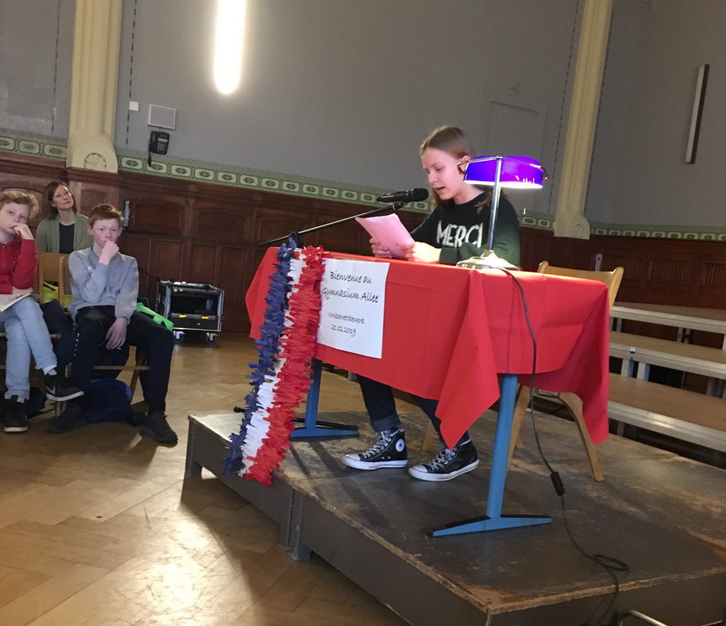 Eine französische Premiere GoetheGymnasium Hamburg